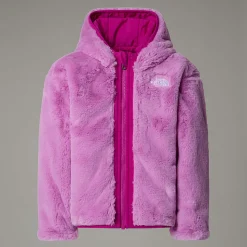 Dzieci The North Face Dziecięca Dwustronna Kurtka Z Kapturem I Zamkiem Na Całej Długości Shasta