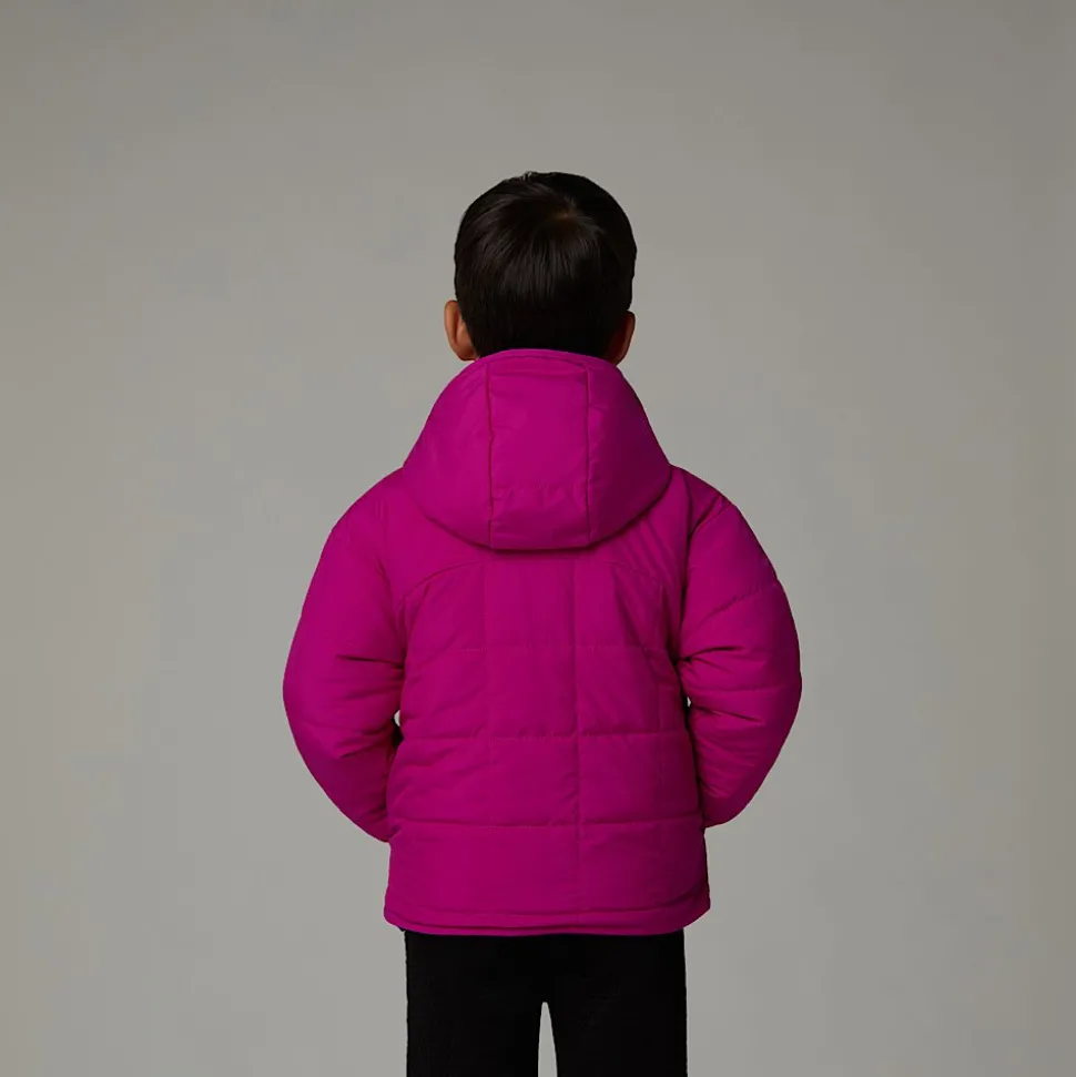 Dzieci The North Face Dziecięca Dwustronna Kurtka Z Kapturem I Zamkiem Na Całej Długości Shasta