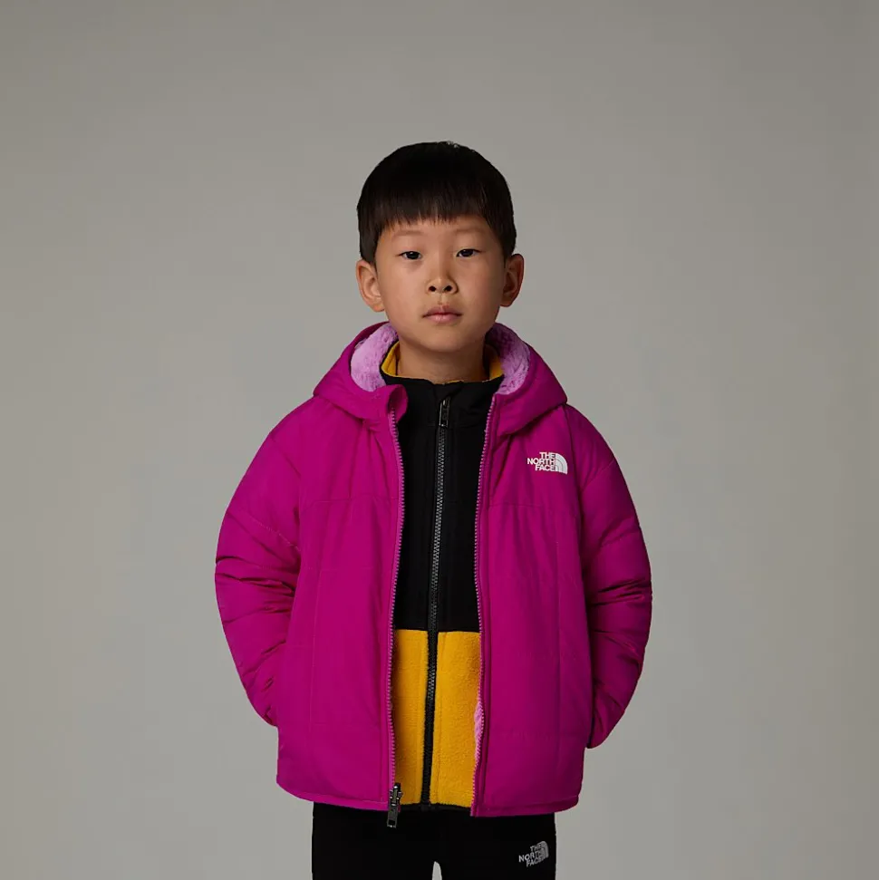 Dzieci The North Face Dziecięca Dwustronna Kurtka Z Kapturem I Zamkiem Na Całej Długości Shasta