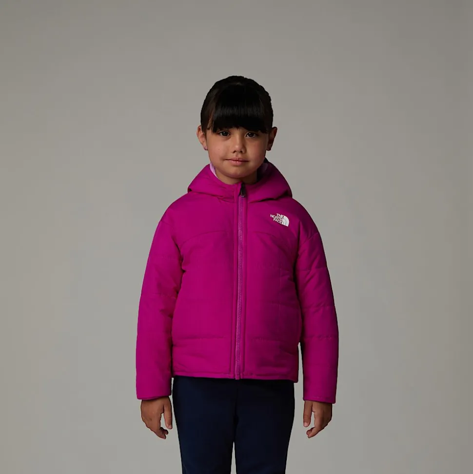 Dzieci The North Face Dziecięca Dwustronna Kurtka Z Kapturem I Zamkiem Na Całej Długości Shasta