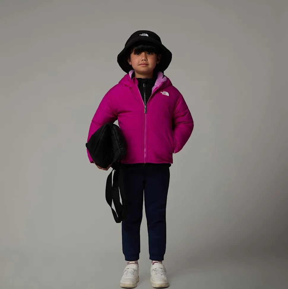 Dzieci The North Face Dziecięca Dwustronna Kurtka Z Kapturem I Zamkiem Na Całej Długości Shasta