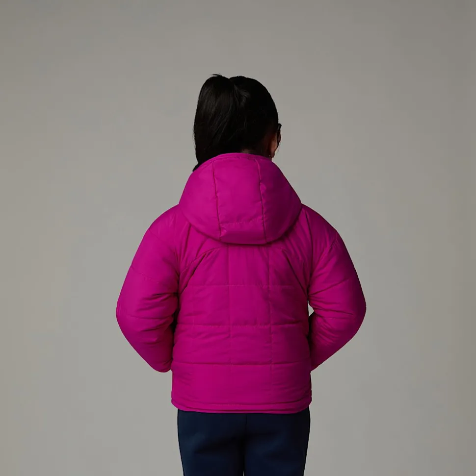 Dzieci The North Face Dziecięca Dwustronna Kurtka Z Kapturem I Zamkiem Na Całej Długości Shasta