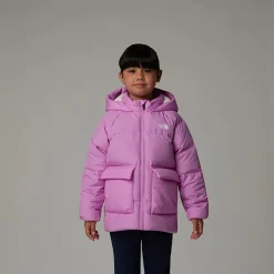Dzieci The North Face Dziecięca Parka Puchowa Z Polarową Podszewką North