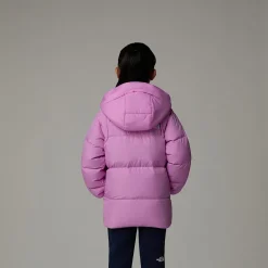 Dzieci The North Face Dziecięca Parka Puchowa Z Polarową Podszewką North