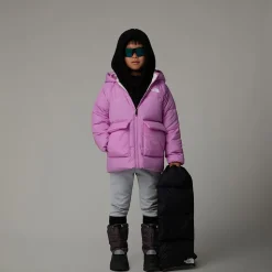 Dzieci The North Face Dziecięca Parka Puchowa Z Polarową Podszewką North