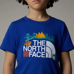 Dzieci The North Face Dziecięcy T-shirt Z Grafiką Trail Map