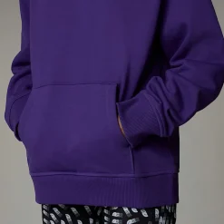 Dzieci The North Face Dziewczęca Bluza Oversize Z Kapturem I Pionową Grafiką