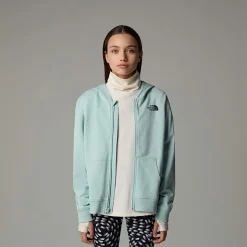 Dzieci The North Face Dziewczęca Bluza Oversize Z Kapturem I Zamkiem Na Całej Długości Light