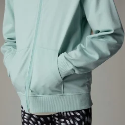 Dzieci The North Face Dziewczęca Bluza Oversize Z Kapturem I Zamkiem Na Całej Długości Light