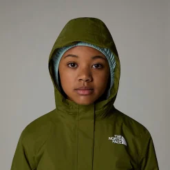 Dzieci The North Face Dziewczęca Ciepła Kurtka Przeciwdeszczowa Antora