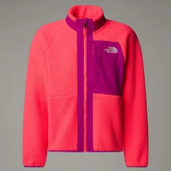 Dzieci The North Face Dziewczęca Kurtka Polarowa Z Zamkiem Na Całej Długości Yumiori