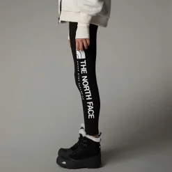Dzieci The North Face Dziewczęce Legginsy Z Pionową Grafiką