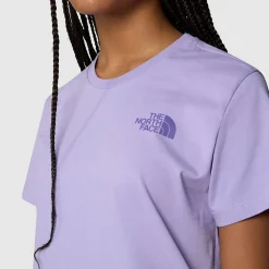 Dzieci The North Face Dziewczęcy Luźny T-shirt Z Grafiką