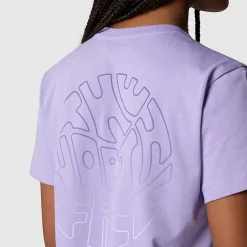 Dzieci The North Face Dziewczęcy Luźny T-shirt Z Grafiką