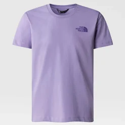 Dzieci The North Face Dziewczęcy Luźny T-shirt Z Grafiką