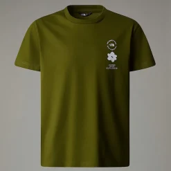 Dzieci The North Face Dziewczęcy Luźny T-shirt Z Grafiką Flower