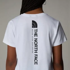Dzieci The North Face Dziewczęcy Luźny T-shirt Z Pionową Grafiką