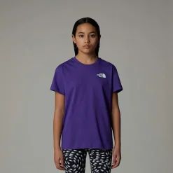 Dzieci The North Face Dziewczęcy T-shirt O Luźnym Kroju Redbox