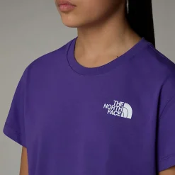Dzieci The North Face Dziewczęcy T-shirt O Luźnym Kroju Redbox
