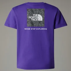 Dzieci The North Face Dziewczęcy T-shirt O Luźnym Kroju Redbox