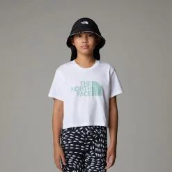 Dzieci The North Face Dziewczęcy T-shirt O Skróconym Kroju Easy