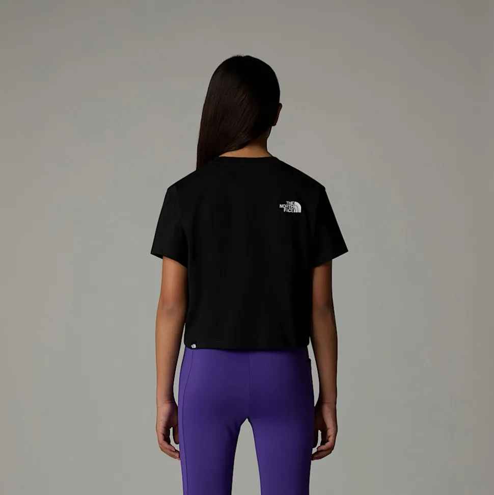 Dzieci The North Face Dziewczęcy T-shirt O Skróconym Kroju Easy