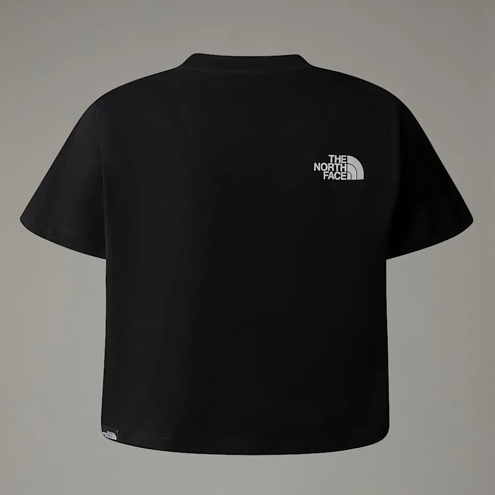Dzieci The North Face Dziewczęcy T-shirt O Skróconym Kroju Easy