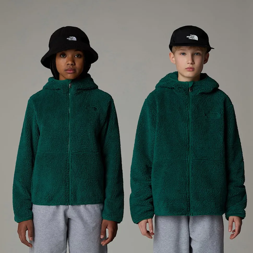Dzieci The North Face Młodzieżowa Bluza Z Kapturem I Zamkiem Na Całej Długości Campshire