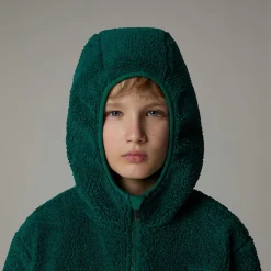 Dzieci The North Face Młodzieżowa Bluza Z Kapturem I Zamkiem Na Całej Długości Campshire
