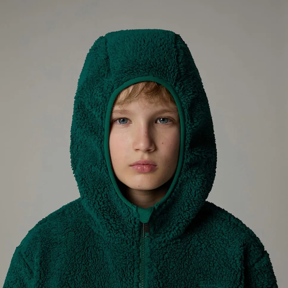Dzieci The North Face Młodzieżowa Bluza Z Kapturem I Zamkiem Na Całej Długości Campshire