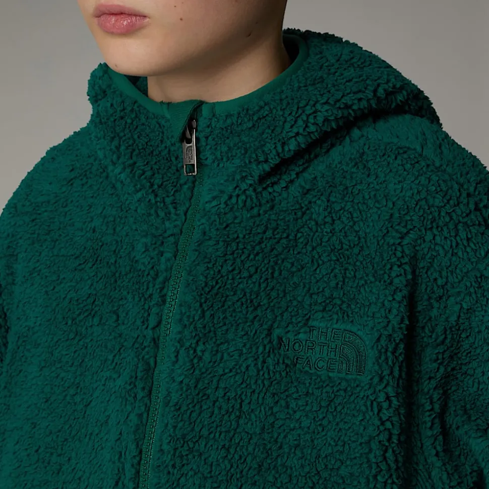 Dzieci The North Face Młodzieżowa Bluza Z Kapturem I Zamkiem Na Całej Długości Campshire