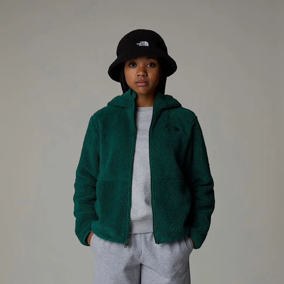Dzieci The North Face Młodzieżowa Bluza Z Kapturem I Zamkiem Na Całej Długości Campshire