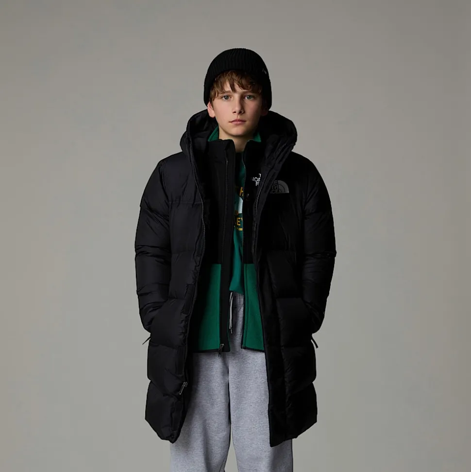 Dzieci The North Face Młodzieżowa Długa Parka Nuptse