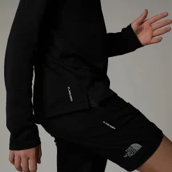 Dzieci The North Face Młodzieżowa Koszulka Z Długim Rękawem I Zamkiem O Długości 1/4 Never Stop