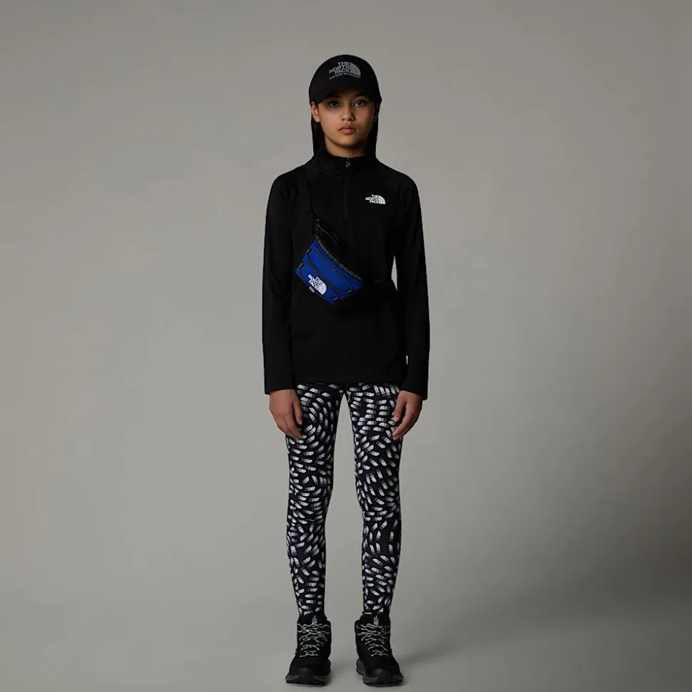 Dzieci The North Face Młodzieżowa Koszulka Z Długim Rękawem I Zamkiem O Długości 1/4 Never Stop