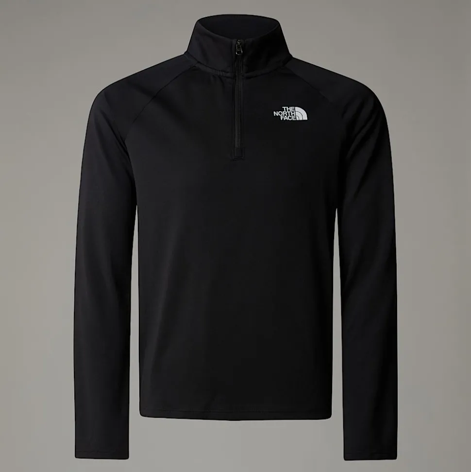 Dzieci The North Face Młodzieżowa Koszulka Z Długim Rękawem I Zamkiem O Długości 1/4 Never Stop