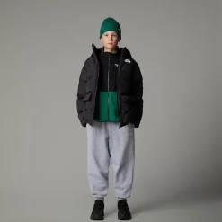 Dzieci The North Face Młodzieżowa Krótka Parka Puchowa Z Polarową Podszewką North