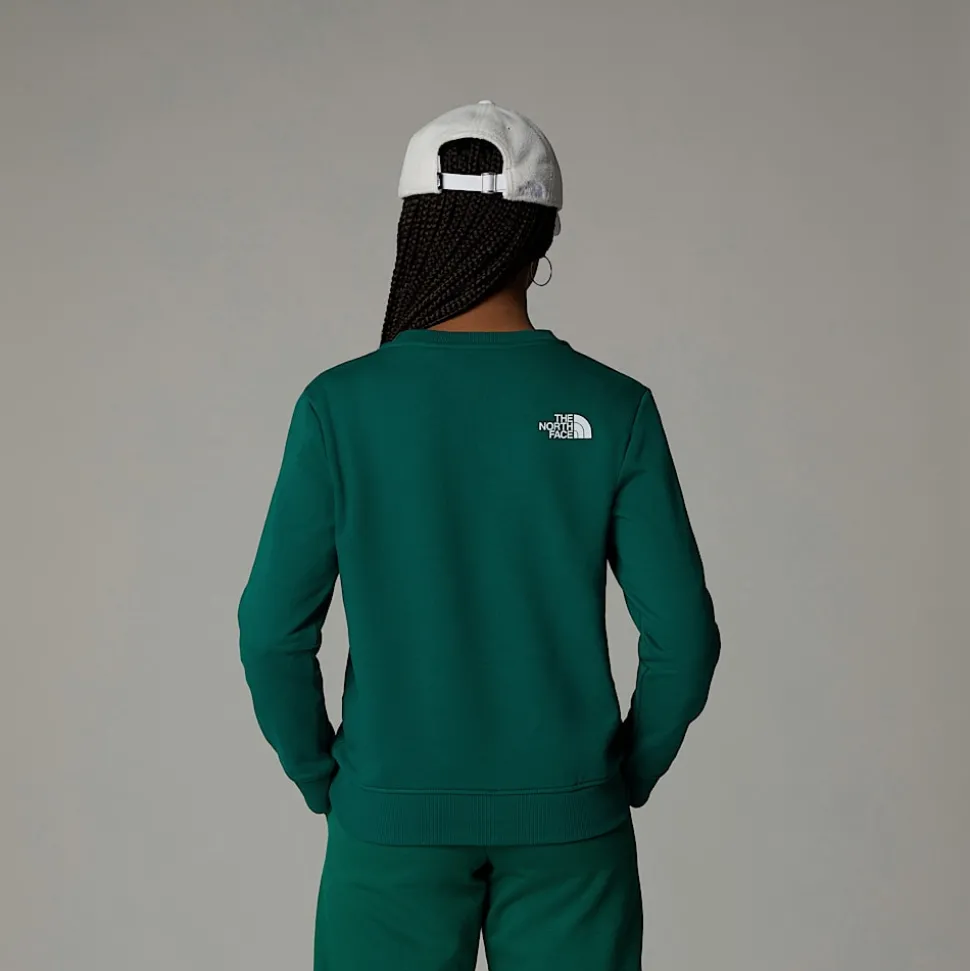 Dzieci The North Face Młodzieżowa Luźna Bluza Z Grafiką Varsity