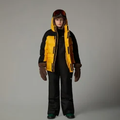 Dzieci The North Face Młodzieżowe Ocieplane Spodnie Na Szelkach Freedom