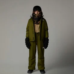 Dzieci The North Face Młodzieżowe Spodnie Na Szelkach Snowquest