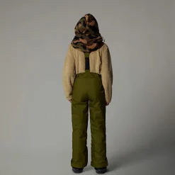 Dzieci The North Face Młodzieżowe Spodnie Na Szelkach Snowquest