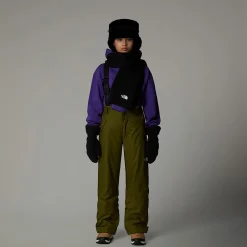 Dzieci The North Face Młodzieżowe Spodnie Na Szelkach Snowquest