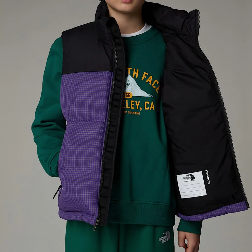 Dzieci The North Face Młodzieżowy Bezrękawnik 1996 Retro Nuptse