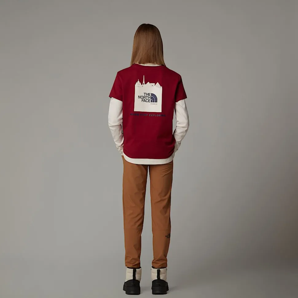 Dzieci The North Face Młodzieżowy T-shirt France Redbox