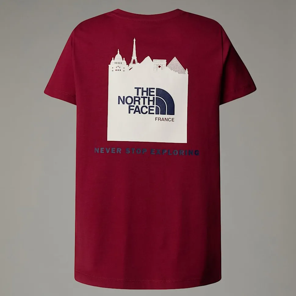 Dzieci The North Face Młodzieżowy T-shirt France Redbox