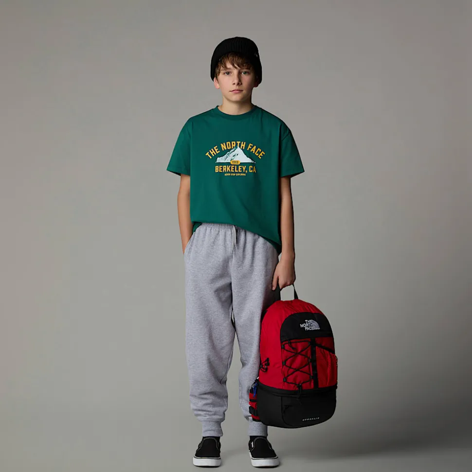 Dzieci The North Face Młodzieżowy T-shirt Oversize Z Grafiką Varsity