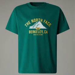 Dzieci The North Face Młodzieżowy T-shirt Oversize Z Grafiką Varsity