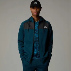 The North Face Męska Bluza Polarowa Z Kapturem I Zamkiem Błyskawicznym Na Całej Długości Reaxion