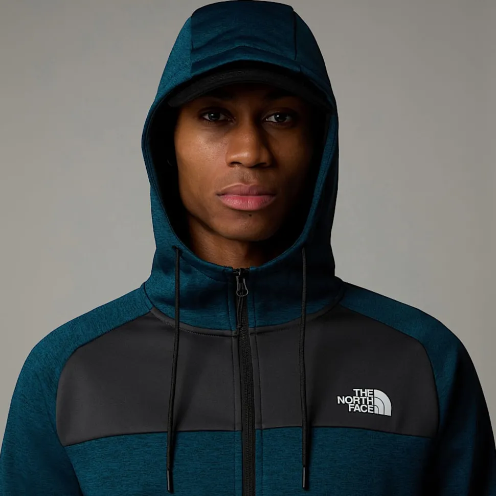 The North Face Męska Bluza Polarowa Z Kapturem I Zamkiem Błyskawicznym Na Całej Długości Reaxion