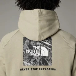 The North Face Męska Bluza Z Kapturem, Rękawami Raglanowymi I Grafiką Redbox